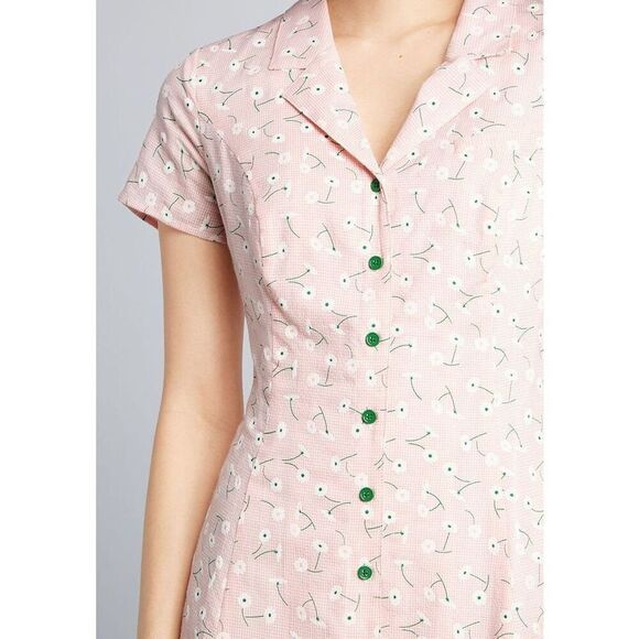 ModCloth + Daytime Dynamo Sz 18 Shirt Dress - Picture 3 of 11